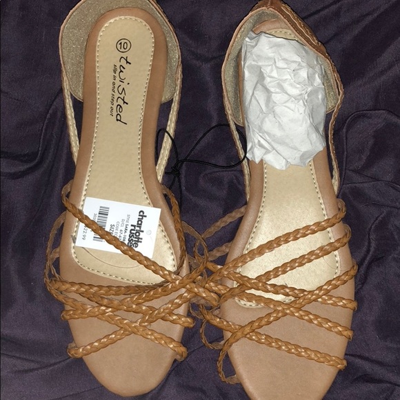 🌹 5/25$ Twisted Sandals flats - Picture 1 of 4